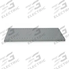 HALLOWELL Shelf: 36 in Overall Wd, 24 in Overall Dp, Solid Shelf, 18 ga, Dark Gray, 5 PK (MPN 5139-3624-5HG). Key specifications — attr37155: Dark Gray; attr37156: Powder Coated; attr55828: (20) Clips; attr37160: Steel; attr33654: HALLOWELL.