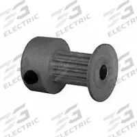 DAYTON Timing Pulley: Modified Curvilinear, Fixed, For GT Timing Belt Section, For 9 mm Belt Wd (MPN 12-2P09M6CA3). Key specifications — Brand: DAYTON; Finish: Clear Anodized; For Belt Series: Powerhouse®.
