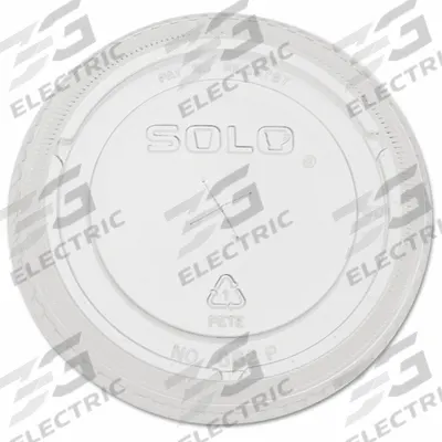 DART Disposable Cold Cup Lid: For 9 oz_12 oz_16 oz_20 oz Cup Capacity, Straw Slot - Flat Straw Slot Lids