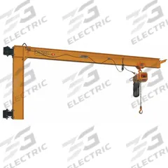 CALDWELL Jib Crane: Wall Mounted, 1,000 lb Load Capacity, 18 ft Overall Beam Lg (MPN E180-1/2-18). Key specifications — attr920690: Steel; attr920692: CALDWELL; attr928164: Mounting Hardware Not Included; attr928166: Cantilever; attr920699: Hardware; attr950181: Wall Mounted; attr950179: Up to 2,000 lbs.