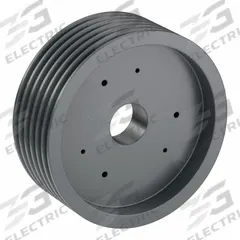 APPROVED VENDOR V-Belt Pulley: B124, 6 Groove, 12.75 in OD, Bushed Bore, SF, Quick Detachable (MPN 6B124SF). Key specifications — Pulley Industry Number: B124; Pitch Diameter: 12 in (4L, A); For Belt Section (broad, with similar types): 4L, A, or AX.