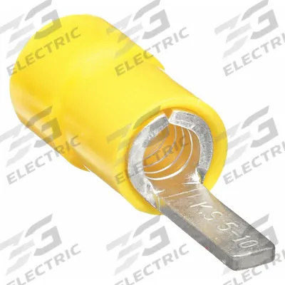 POWER FIRST Pin Terminal: Yellow, Vinyl - Insulated Pin Terminals