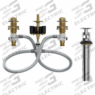 MOEN Valve Repair Kit: For Moen Series, Use with Hot/Cold Water, Brass, Brass - Faucet Mixing Valves