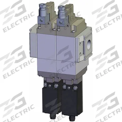 SMC Solenoid Valve: 0.25 MPa to 1 MPa, -10°C to 50°C, 201 4/5 mm x 54 1/2 mm - Residual Pressure Release Valves