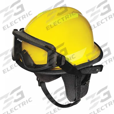 BULLARD Fire and Rescue Helmet,Yellow,Modern: Yellow, Chin Strap - Fire and Rescue Helmets