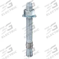 RED HEAD Wedge Anchor: 4 1/2 in Overall Lg, 1/2 in Dia, 1/2"-13 Thread Size, 3 in Thread Lg, 25 PK (MPN WS-1244). Key specifications — Brand: RED HEAD; Anchor Type: Wedge; Finish Type: Zinc Plated.