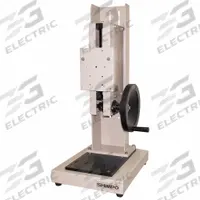 SHIMPO Hand Wheel Operated Test Stand: Hand Wheel Operated Test Stand, FGE/FGV/MF Series (MPN FGS-200W). Key specifications — Product Type: Hand Wheel Operated Test Stand; Compatible with Manufacturer Model Number: MF Series; Compatible Product Type: Force Gauges; Brand: SHIMPO.