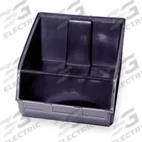 QUANTUM STORAGE SYSTEMS Shelf Bin: 29 in Overall Lg, 18 3/8 in x 11 7/8 in, Black, Stacking Capable (MPN QMS743BR). Key specifications — Brand: QUANTUM STORAGE SYSTEMS; % Recycled Content: 100%; Manufacturer Part Number: QMS743BR; Includes Dividers: Dividers Not Included; Electrostatic Discharge: Not Electrostatic Discharge Conductive.
