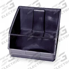 QUANTUM STORAGE SYSTEMS Shelf Bin: 29 in Overall Lg, 18 3/8 in x 11 7/8 in, Black, Stacking Capable (MPN QMS743BR). Key specifications — Brand: QUANTUM STORAGE SYSTEMS; % Recycled Content: 100%; Manufacturer Part Number: QMS743BR; Includes Dividers: Dividers Not Included; Electrostatic Discharge: Not Electrostatic Discharge Conductive.