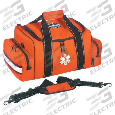 ERGODYNE Duffel Bag: 19 in L x 12 in W x 8 1/2 in D, Polyester, Orange, 11-20 in/21-30 in - Medical Duffel Bags
