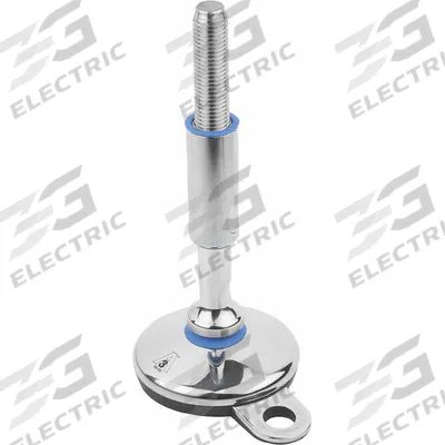 KIPP Male-End Leveling Mount: Swiveling Stud, M24 Thread Size, 80 mm - Hygienic Male Leveling Mounts