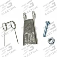 CROSBY Spring Latch: Spring, 1 7/8 in Latch Lg, 7/8 in Latch Wd, 1/4 in Latch Eye Dia, Silver, Nut (MPN 1090063). Key specifications — Brand: CROSBY; Manufacturer Part Number: 1090063; Latch Type: Spring.