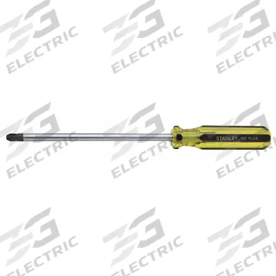 STANLEY Screwdriver: Extra Long Lg, Not ESD Safe, Not Tether Capable, Not Insulated - Fastener-Holding Phillips Screwdrivers