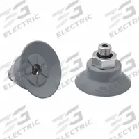 SCHMALZ Vacuum Pad Assembly: G1/8 in, 44 mm Pad Dia, NBR, 55 A, Gray, 23.2 mm Pad Ht (MPN 10.01.01.14090). Key specifications — attr1019168: 55 A; attr1019165: 10.01.01.14090; attr1019167: SCHMALZ; attr1019180: Gray.