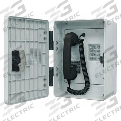 HUBBELL GAI-TRONICS Telephone: Surface Mount, Rugged Phones for Haz Areas, Keypad - Rugged Phones for Hazardous Areas