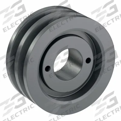 APPROVED VENDOR V-Belt Pulley: 2AK44, 2 Groove, 4.25 in OD, Bushed Bore - Bushed-Bore Cast-Iron V-Belt Pulleys