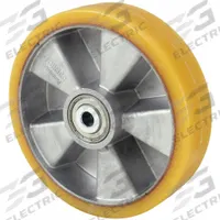 APPROVED VENDOR Caster Wheel: 6 5/16 in Wheel Dia., 2 in Wheel Wd, Polyurethane, Aluminum, Std, Tan (MPN ALTH 160/20K-BB0.5). Key specifications — Brand: APPROVED VENDOR; Wheel/Tread Color: Tan.