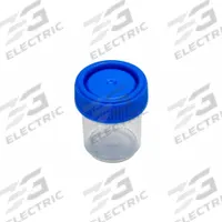 APPROVED VENDOR Click Top Containers: PPCO, HDPE, 20 mL, 33.8 mm Body Dia, 44.5 mm Ht, Non-Sterile (MPN 2407020B80E1). Key specifications — Brand: APPROVED VENDOR; Clarity: Clear; Closure Included: Yes.