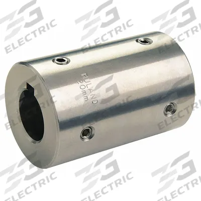 RULAND MANUFACTURING Rigid Shaft Coupling: 35 mm Bore Dia 1, 35 mm Bore Dia 2, Round Keyed - Set Screw Rigid Shaft Couplings