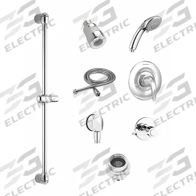 AMERICAN STANDARD Shower Faucet: Commercial, 1.5 gpm Fixed Showerhead Flow Rate - Shower Faucets with Fixed & Handheld Showerheads