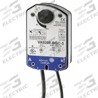 JOHNSON CONTROLS Electric Ball Valve Actuator: Electric Ball Valve Actuator, VG1000, 24V AC, 24V AC (MPN VA9208-GGC-3). Key specifications — Compatible Series: VG1000; Brand: JOHNSON CONTROLS; Manufacturer Part Number: VA9208-GGC-3.
