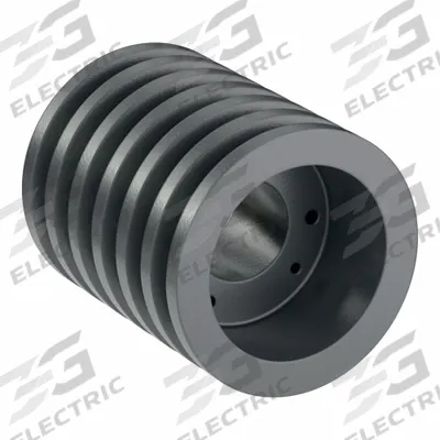 APPROVED VENDOR V-Belt Pulley: B42, 6 Groove, 4.55 in OD, Bushed Bore, SD - Bushed-Bore Cast-Iron V-Belt Pulleys