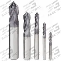 APPROVED VENDOR Drill Mill Set: Drill, 5 Pc, Carbide, TiCN Coated, 4 Flute, 1/8" to 1/2" Mill Dia (MPN 208-888842)