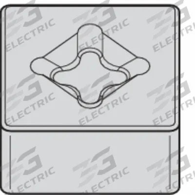 WIDIA Square Turning Insert: SNMX454T0820 - Square (S) Indexable Turning Inserts