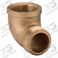 APPROVED VENDOR Metal Pipe Elbow: 90° Elbow, 1 1/2 in x 1 1/2 in, Class 125, None Brass, PTFE (MPN ZUSA-PF-10679). Key specifications — Brand: APPROVED VENDOR; Maximum Operating Pressure: 200 psi.