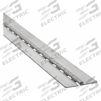 APPROVED VENDOR Piano Hinge: Steel, 72 in Leaf Ht - Full Surface-Mount Piano Hinges