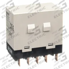 OMRON Enclosed Power Relay: Bracket Mounted, 25 A Current Rating, 24V AC, 4PST-NO, 10 Pins/Terminals (MPN G7J-4A-T-W1-AC24). Key specifications — Brand: OMRON; Base Type: Square; Mounting Style: W-Bracket; Electrical Connection: Quick-Connect; Manufacturer Part Number: G7J-4A-T-W1-AC24; Operating Current: 25 A at 220V AC (Resistive Load NO); Series: G7J Series; Relay Bracket Type: W-Bracket (Sold with Relay).