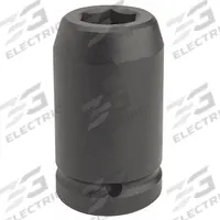 PROTO Impact Socket: 1 in Drive Size, SAE, 2 7/16 in Socket Size, 6-Point, Deep, 4 7/8 in Overall Lg (MPN J10039L). Key specifications — attr1215501: PROTO; attr1215515: Black Oxide; attr1215518: 2-7/16 in.