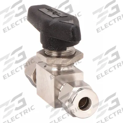 Parker Manual Two-Way Ball Valve: 3/8 in, 316 Stainless Steel, Straight - Straight-Body Stainless Steel Ball Valves