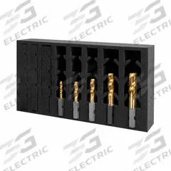 HOLEMAKER TECHNOLOGY Spiral Flute Impact Tap Set: 5 Pc, 6H, TiN Coated High Speed Steel (MPN 309020-SET1). Key specifications — attr1300563: 3/8 in Spiral Flute Taps; attr1300542: HOLEMAKER TECHNOLOGY.