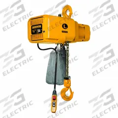 HARRINGTON Extended Lift Electric Chain Hoist: H4 - Heavy Duty, 208-230/460V AC, 1 Speeds, 15 fpm (MPN NER005L-30). Key specifications — Brand: HARRINGTON; Operating Voltage: 208-230/460V AC; Headroom Clearance: 28 in - 30 in.