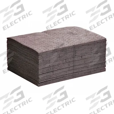 PIG Sorbent Pad: 22 1/2 oz Volume Absorbed Per Pad, 20 in x 15 in Pad Size (L x W) - Sorbent Pads
