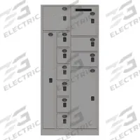 SENTINEL Law Enforcement Evidence Locker: Pass-Through Backing, Keyless Lift Latch, 12 Compartments (MPN 12AA-PT). Key specifications — Brand: SENTINEL; Product Ships: Assembled; Color: Gray.