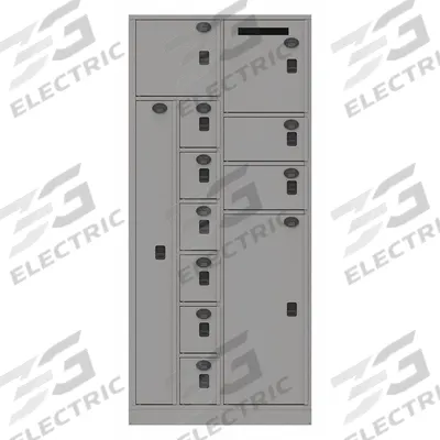 SENTINEL Law Enforcement Evidence Locker: Pass-Through Backing, Keyless Lift Latch - Pass-Through Evidence Storage Lockers