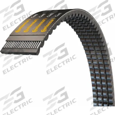 CONTINENTAL V-Belt: 4/BX62-A, 4 Ribs, 65 in Outside Lg, 2 41/64 in Top Wd - BX Section Banded V-Belts