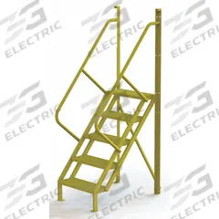 TRI-ARC Configurable Platform Ladder: 7.7 ft Overall Ht, 30 in Overall Wd, 20 in Overall Dp, Steel (MPN UCL5005242). Key specifications — Material: Steel; Color: Yellow; Brand: TRI-ARC.