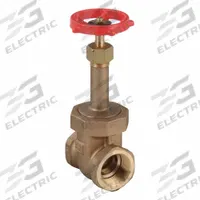 MILWAUKEE VALVE Gate Valve: 1 1/4 in, Bronze, Rising, FNPT x FNPT, 400 psi Max. Pressure (CWP) (MPN 1153 1-1/4). Key specifications — Wedge Material: Bronze; Brand: MILWAUKEE VALVE; Bonnet Material: Bronze.