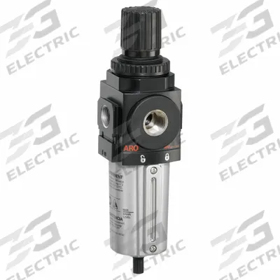 ARO FRL Piggyback: Series 2000 Series, 1/2 in NPT, 172 scfm, 5 micron, 250 psi - ARO FRL Air Filter/Regulators