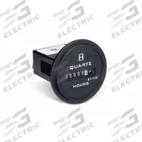 TRUMETER Hour Meter: Hour Meters, Front Panel Mounting, Analog, 90 V AC – 264 V AC, Analog, Tenth (MPN 722-0003). Key specifications — Mounting Style: Flush; Standards: UL; Bezel Face Shape: Round; Hour Unit Increment: Tenth; NEMA Enclosure Rating: 12; Brand: TRUMETER; Manufacturer Part Number: 722-0003; Meter Type_Broad: Analog.