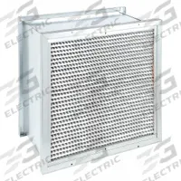 GRAINGER Cartridge Air Filter: 20 in x 20 in x 12 in, Steel, Double Header, MERV 14 (MPN 2GHA3). Key specifications — Brand: GRAINGER; Media Material: Microfiber; Air Filter Header Type: Double Header; Frame or Header Material: Steel.