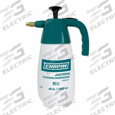 CHAPIN Handheld Sprayer: Spot, 3/8 gal Tank, Poly Tank, 25 ft Max Spray Distance - Cleaning & Degreasing Sprayers