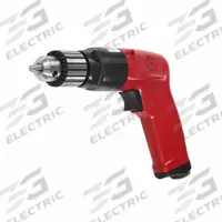 CHICAGO PNEUMATIC Air-Powered Drill: 3/8 in Chuck, Light Duty, 6,000 RPM, 1 hp, Keyed (MPN CP1117P60). Key specifications — attr1320790: CHICAGO PNEUMATIC.