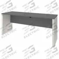 BESTAR Credenza: Sandstone/Slate, 71 1/8 in Overall Wd, 23 3/8 in Overall Dp, Sandstone/Slate (MPN 93612-1159). Key specifications — Color: Slate; Desktop Color: Slate; Material: Particle Board; Product Material: Laminate Particle Board.