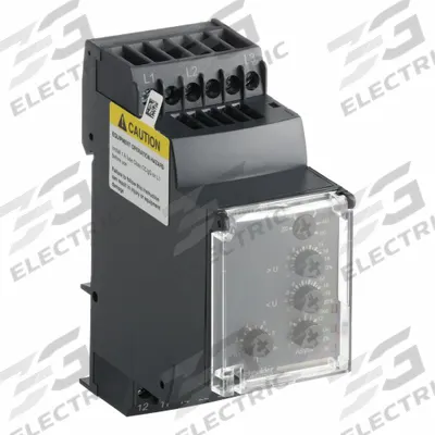 SCHNEIDER Phase Monitor Relay: DIN-Rail Mounted, 5 A Current Rating - DIN-Rail Mounted Relays