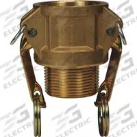 Cam and Groove Coupling: 2 1/2 in Coupling Size, 2 1/2 in Hose Fitting Size, 2-1/2 in -8 Thread Size (MPN G250-B-BR). Key specifications — Gasket Material: Nitrile; Thread Size: 2-1/2 in -8; Brand: DIXON VALVE & COUPLING.