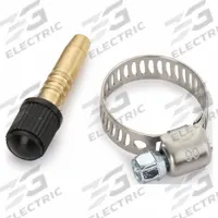 CHERNE Inflator with Clamp (Male End): Brass, 2.75 in Overall Lg, 0.5 in Overall Ht (MPN 055808). Key specifications — Includes: Clamp (Male End); Brand: CHERNE; Compatible Grainger Part Number: 3NVY6; Compatible Mfr Part Number: 274238; Material: Brass; Product Type: Inflator with Clamp.